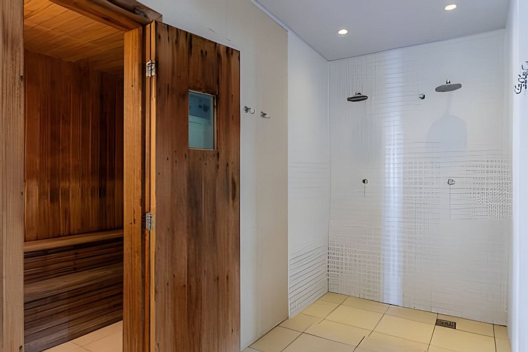 Apto na Praia do Forte com Piscina, Hidro e Lazer