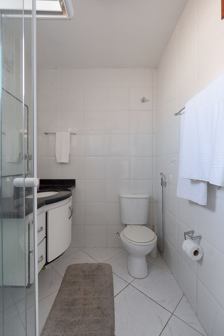 Apto with Sea and Sunset Views in Praia Grande