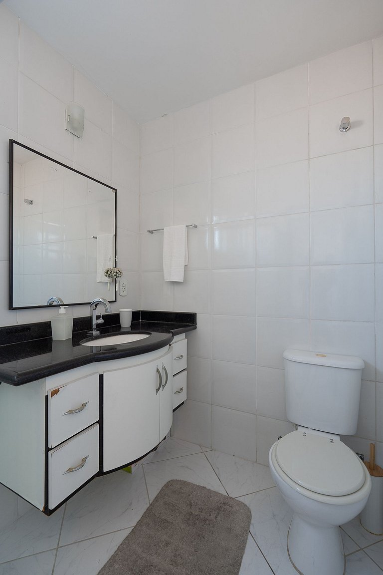 Apto with Sea and Sunset Views in Praia Grande