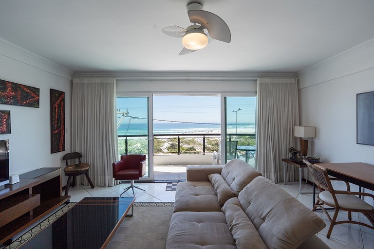 Apartamento Vista Mar e Pôr do Sol na Praia Grande