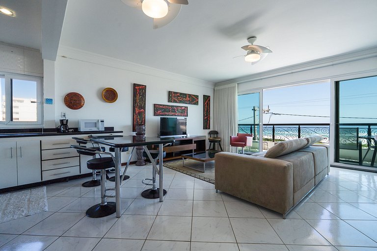 Apartamento Vista Mar e Pôr do Sol na Praia Grande