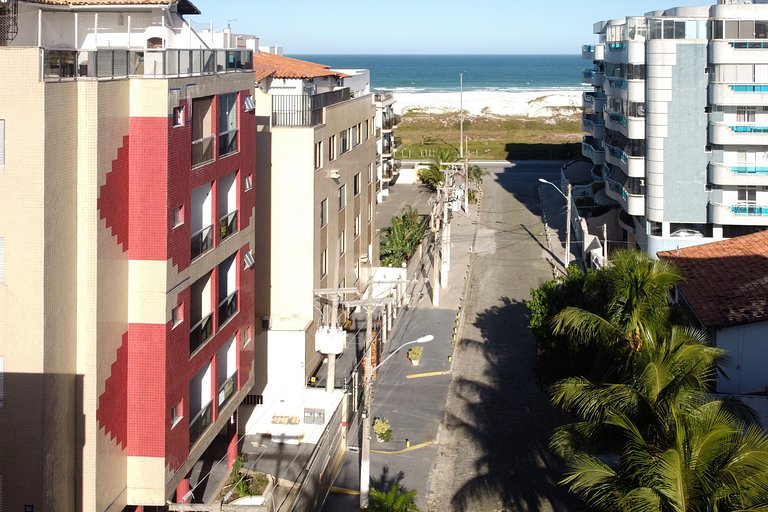 A 100 m da Praia do Forte, Piscina e churrasqueira