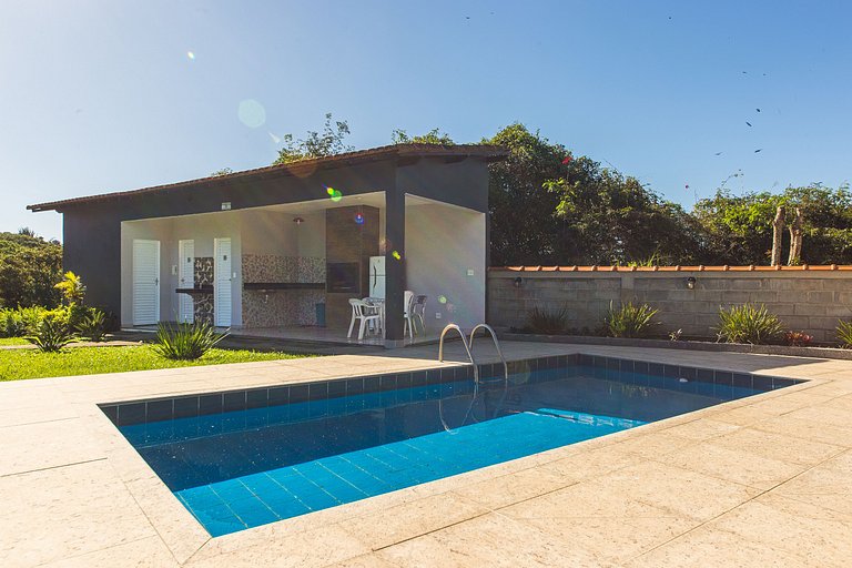 Refúgio Verde no Peró com Piscina e Churrasqueira