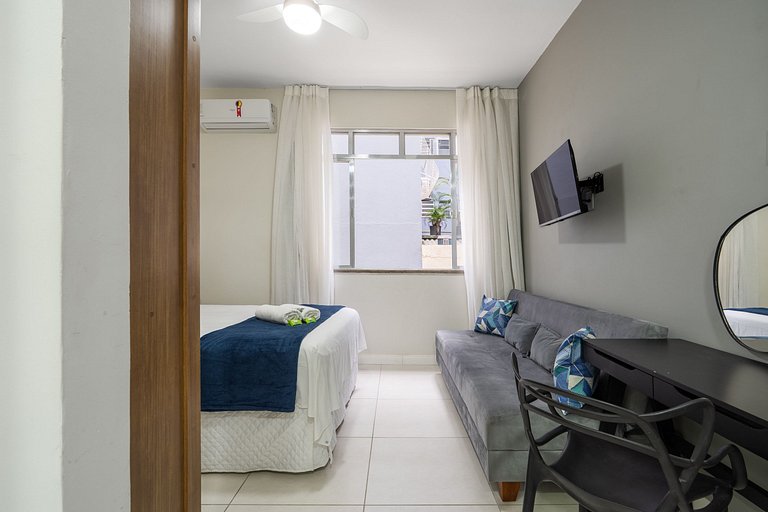 Studio Aconchegante a 200m da Praia do Forte!