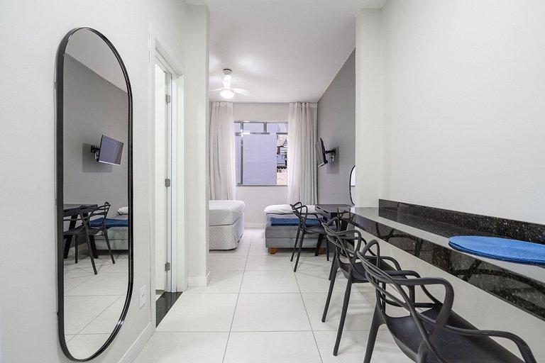 Studio Aconchegante a 200m da Praia do Forte!